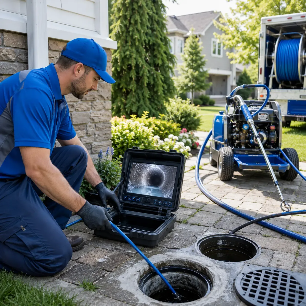 Outdoor drain cleaning professionals serving New Richmond, OH